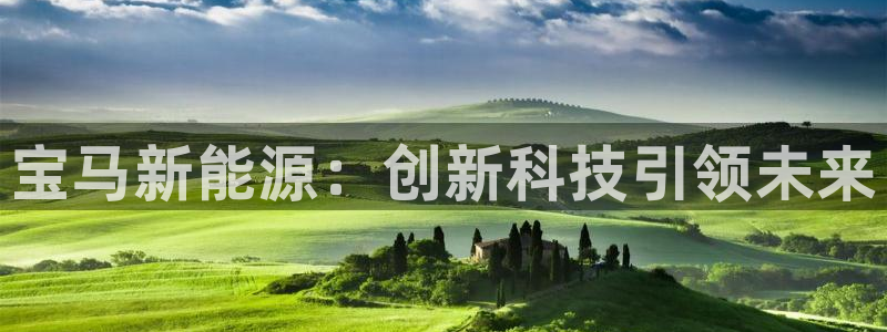 众腾娱乐邵阳：宝马新能源：创新科技引领未